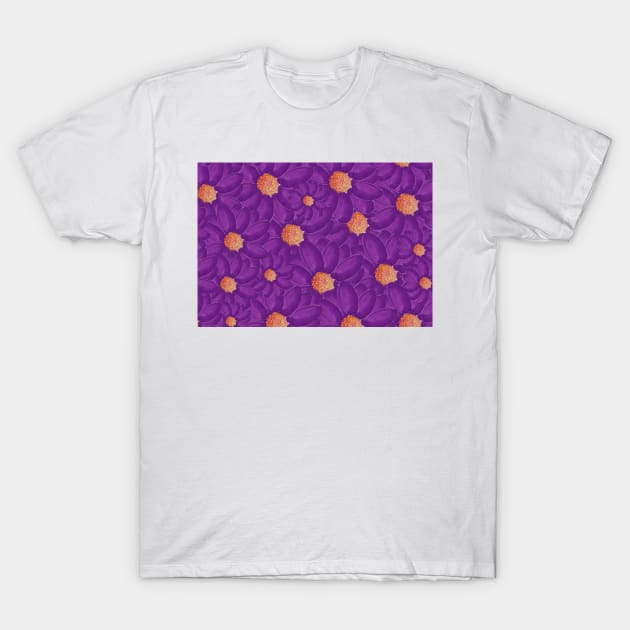 Purple Flowers, Purple Flowers, Purple Flowers Everywhere! T-Shirt by aemworldtraveller@gmail.com